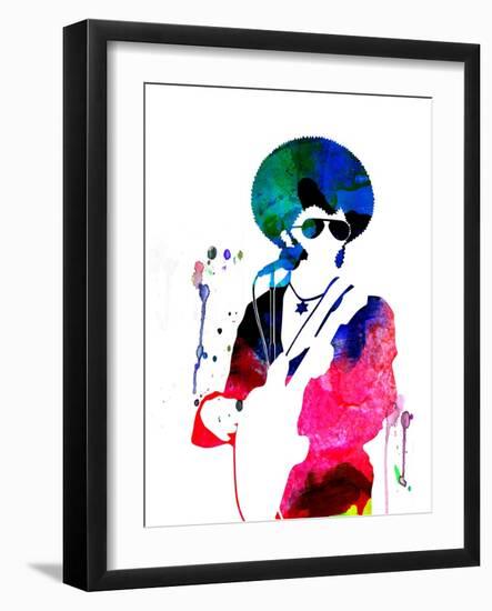 Sly and the Family Stone Watercolor-Lana Feldman-Framed Art Print