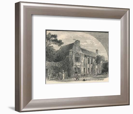 'Slyfield House: The Garden Front', Surrey, 1886-C Murray-Framed Giclee Print