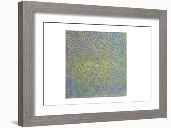 Small Abstract 1, 2019 (Oil and Shellac on Gesso on Wood Panel)-Lou Gibbs-Framed Giclee Print