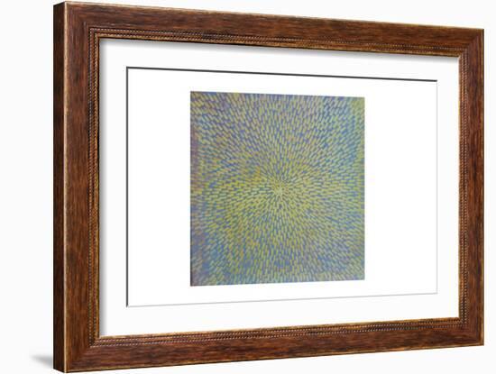 Small Abstract 1, 2019 (Oil and Shellac on Gesso on Wood Panel)-Lou Gibbs-Framed Giclee Print