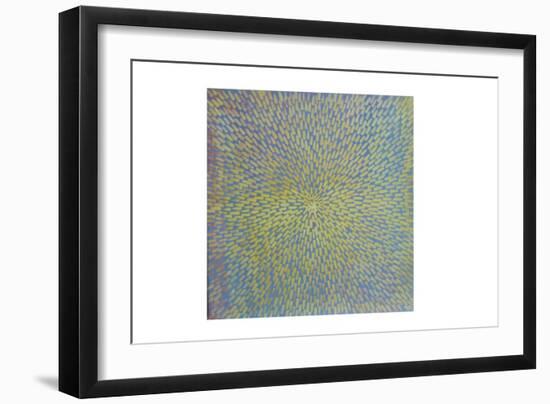 Small Abstract 1, 2019 (Oil and Shellac on Gesso on Wood Panel)-Lou Gibbs-Framed Giclee Print