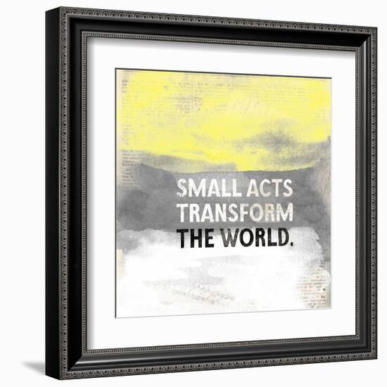 Small Acts-Evangeline Taylor-Framed Art Print