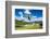 Small airplane landing at the airport of St. Barth (Saint Barthelemy), Lesser Antilles, West Indies-Michael Runkel-Framed Photographic Print