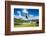 Small airplane landing at the airport of St. Barth (Saint Barthelemy), Lesser Antilles, West Indies-Michael Runkel-Framed Photographic Print