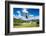 Small airplane landing at the airport of St. Barth (Saint Barthelemy), Lesser Antilles, West Indies-Michael Runkel-Framed Photographic Print