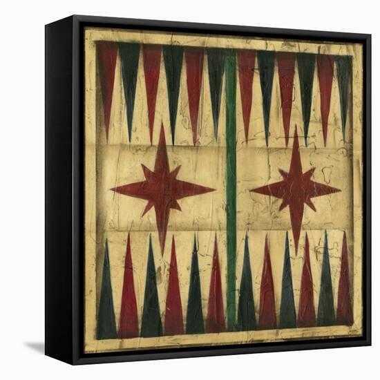 Small Antique Backgammon-Ethan Harper-Framed Stretched Canvas