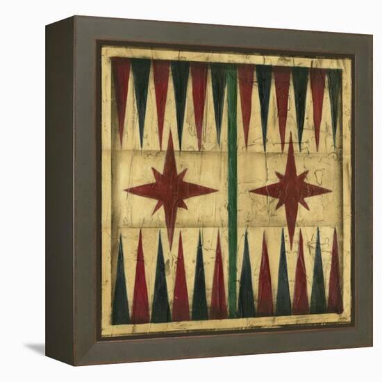 Small Antique Backgammon-Ethan Harper-Framed Stretched Canvas