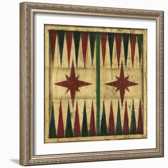 Small Antique Backgammon-Ethan Harper-Framed Art Print