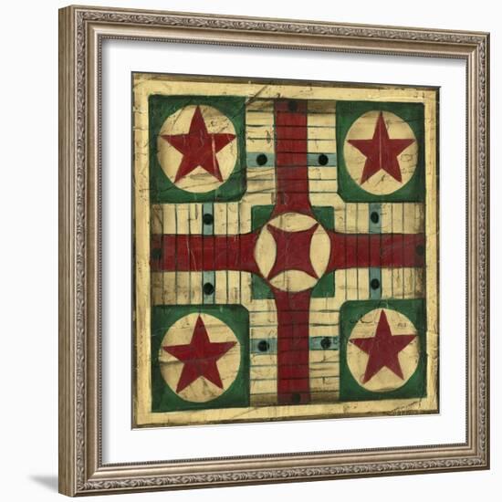 Small Antique Parcheesi-Ethan Harper-Framed Art Print