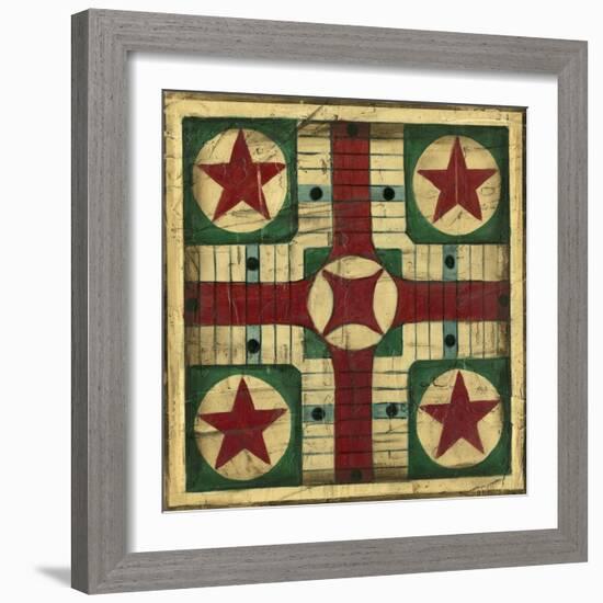 Small Antique Parcheesi-Ethan Harper-Framed Art Print