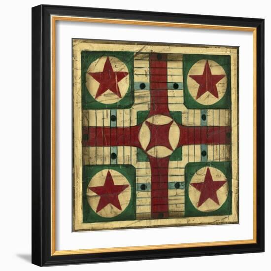 Small Antique Parcheesi-Ethan Harper-Framed Art Print