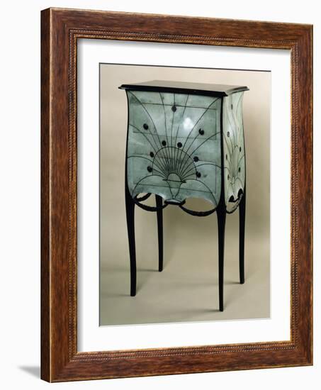 Small, Art Deco Style Chest of Drawers-Paul Iribe-Framed Giclee Print
