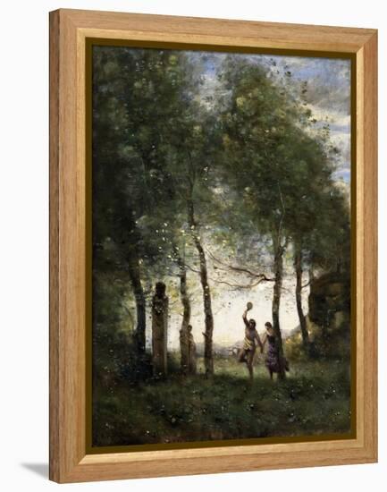 Small Bacchanale, 1874-Jean-Baptiste-Camille Corot-Framed Premier Image Canvas