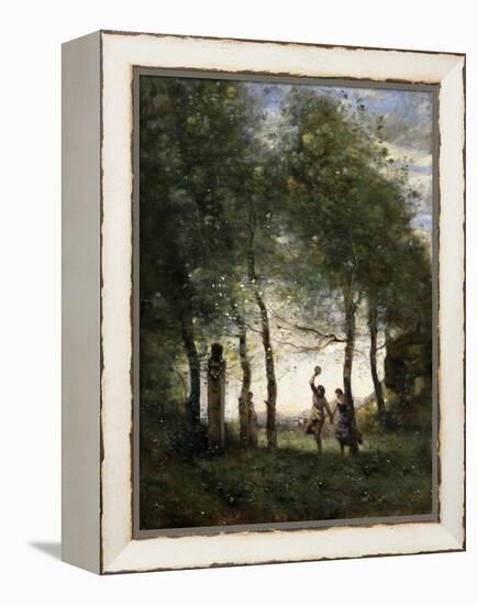 Small Bacchanale, 1874-Jean-Baptiste-Camille Corot-Framed Premier Image Canvas