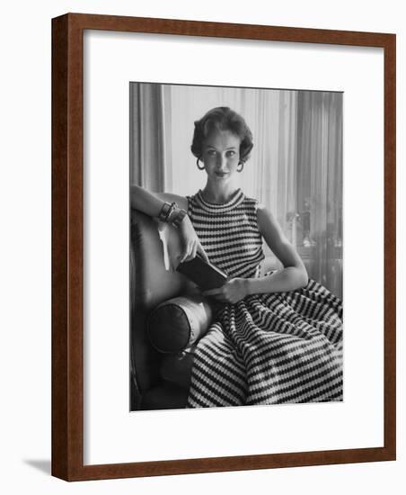 Small Bag Wardrobe Fashion-Gordon Parks-Framed Premium Photographic Print
