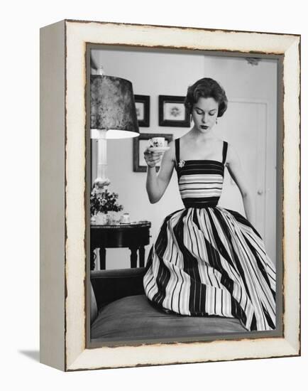 Small Bag Wardrobe Fashion-Gordon Parks-Framed Premier Image Canvas