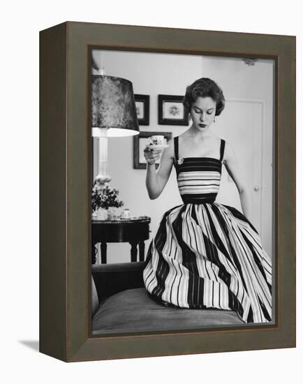 Small Bag Wardrobe Fashion-Gordon Parks-Framed Premier Image Canvas