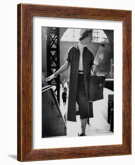 Small Bag Wardrobe Fashion-Gordon Parks-Framed Photographic Print