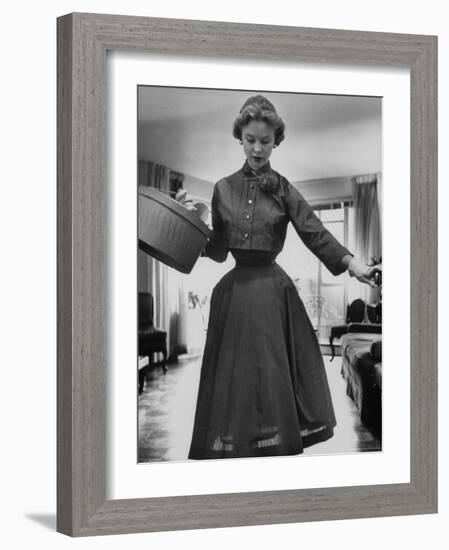 Small Bag Wardrobe Fashion-Gordon Parks-Framed Photographic Print