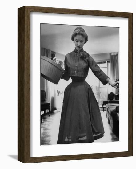 Small Bag Wardrobe Fashion-Gordon Parks-Framed Photographic Print