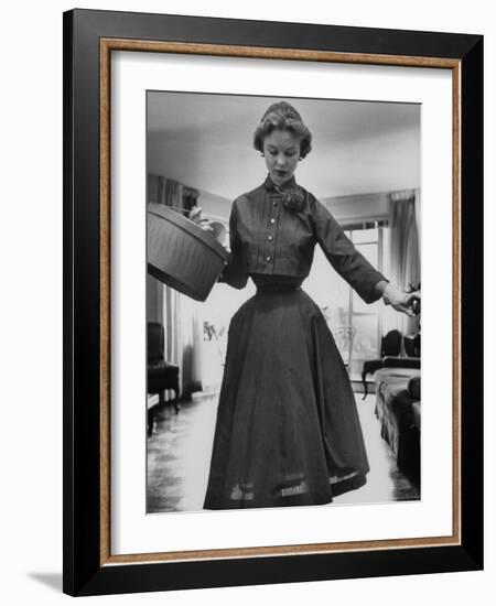 Small Bag Wardrobe Fashion-Gordon Parks-Framed Photographic Print