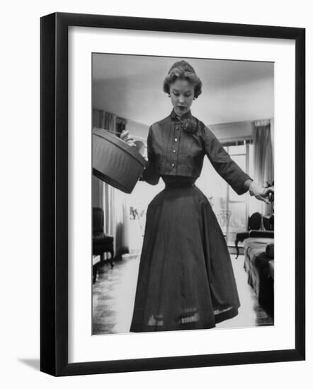 Small Bag Wardrobe Fashion-Gordon Parks-Framed Photographic Print