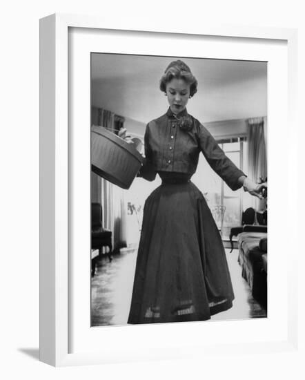 Small Bag Wardrobe Fashion-Gordon Parks-Framed Photographic Print