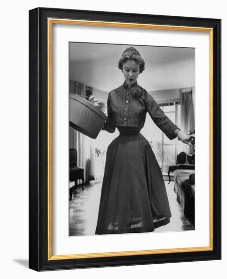 Small Bag Wardrobe Fashion-Gordon Parks-Framed Photographic Print