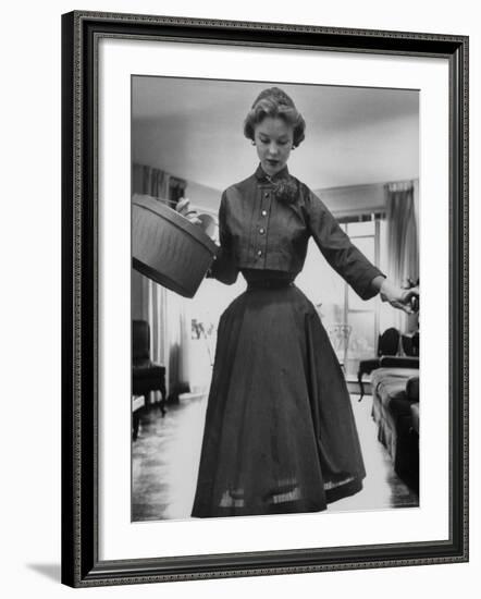 Small Bag Wardrobe Fashion-Gordon Parks-Framed Photographic Print