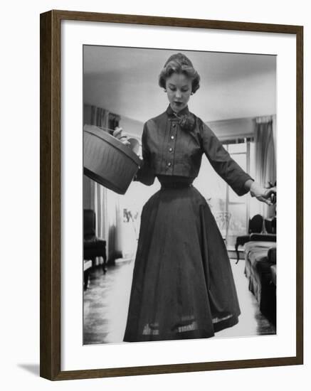 Small Bag Wardrobe Fashion-Gordon Parks-Framed Photographic Print