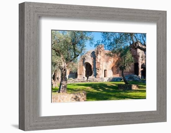 Small Baths, Hadrian's Villa, UNESCO World Heritage Site, Tivoli, Province of Rome, Latium (Lazio)-Nico Tondini-Framed Photographic Print