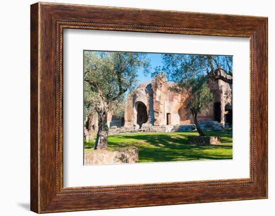 Small Baths, Hadrian's Villa, UNESCO World Heritage Site, Tivoli, Province of Rome, Latium (Lazio)-Nico Tondini-Framed Photographic Print