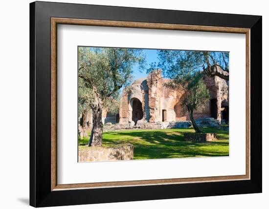 Small Baths, Hadrian's Villa, UNESCO World Heritage Site, Tivoli, Province of Rome, Latium (Lazio)-Nico Tondini-Framed Photographic Print