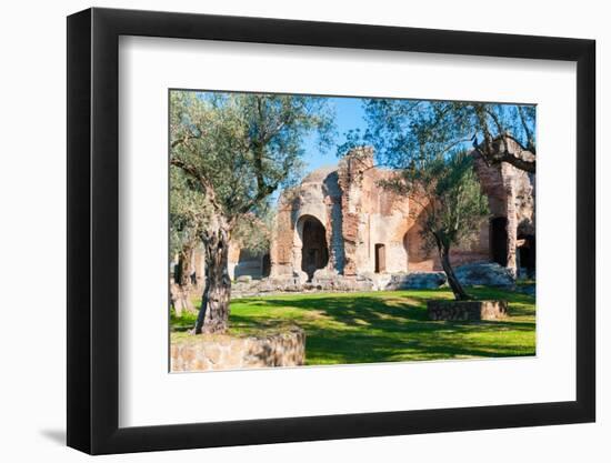 Small Baths, Hadrian's Villa, UNESCO World Heritage Site, Tivoli, Province of Rome, Latium (Lazio)-Nico Tondini-Framed Photographic Print