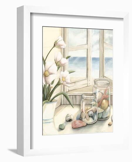 Small Beach House View I-Megan Meagher-Framed Premium Giclee Print