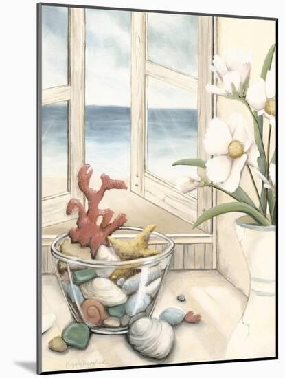 Small Beach House View II-Megan Meagher-Mounted Art Print