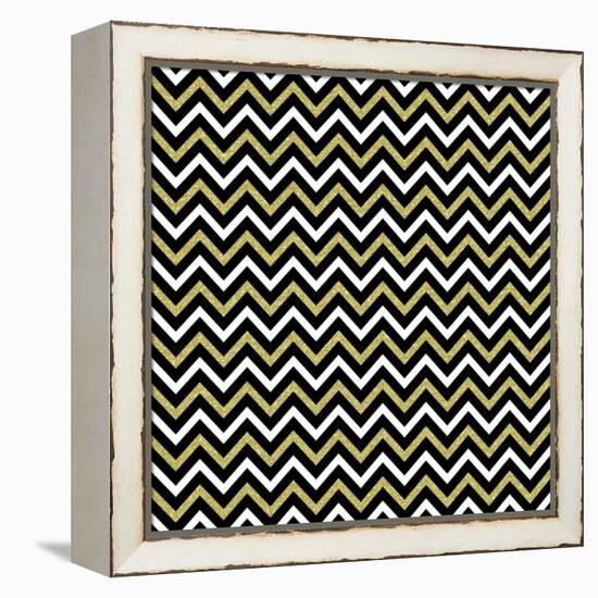 Small Bling Chevron-Tina Lavoie-Framed Premier Image Canvas