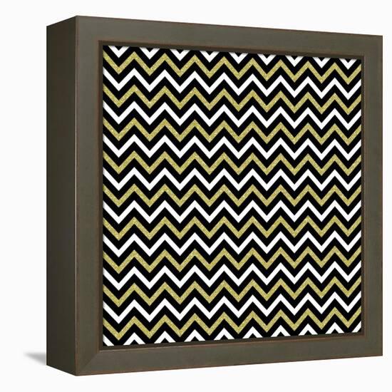 Small Bling Chevron-Tina Lavoie-Framed Premier Image Canvas