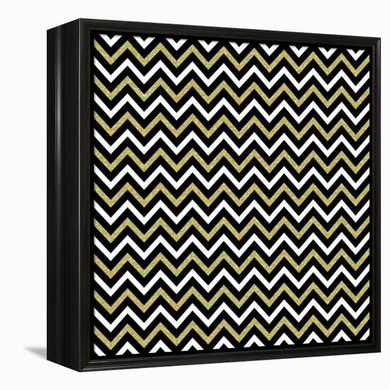 Small Bling Chevron-Tina Lavoie-Framed Premier Image Canvas