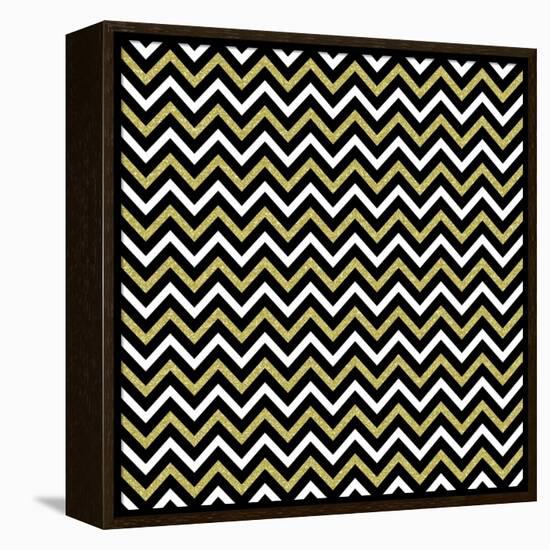 Small Bling Chevron-Tina Lavoie-Framed Premier Image Canvas