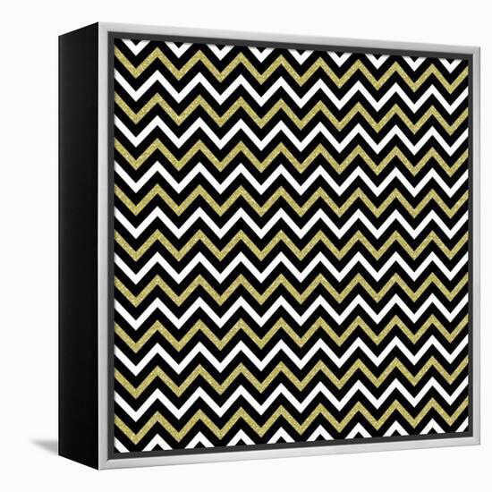 Small Bling Chevron-Tina Lavoie-Framed Premier Image Canvas