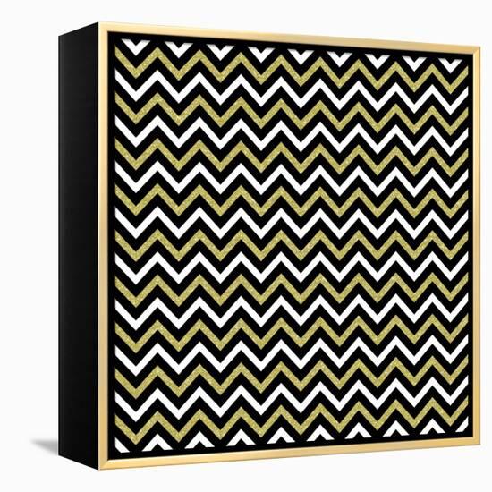 Small Bling Chevron-Tina Lavoie-Framed Premier Image Canvas