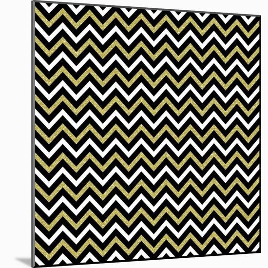 Small Bling Chevron-Tina Lavoie-Mounted Giclee Print