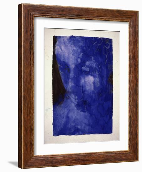 Small Blue Head, 1998-Graham Dean-Framed Giclee Print