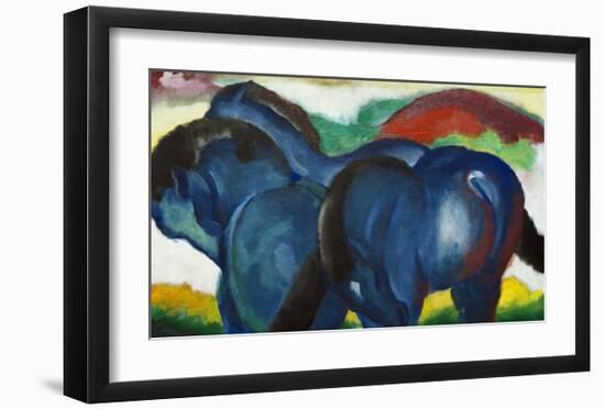 Small Blue Horses 1911-Franz Marc-Framed Giclee Print