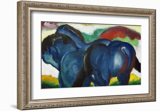 Small Blue Horses 1911-Franz Marc-Framed Giclee Print