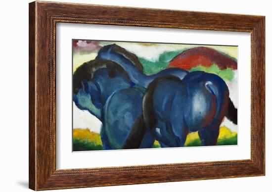 Small Blue Horses 1911-Franz Marc-Framed Giclee Print