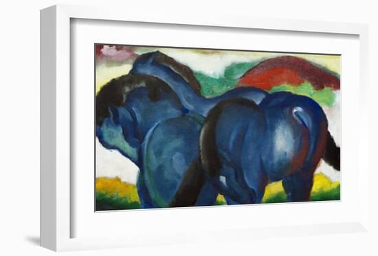 Small Blue Horses 1911-Franz Marc-Framed Giclee Print