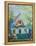 Small Blue House, 1920-Boris Michaylovich Kustodiev-Framed Premier Image Canvas