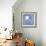Small Blue Linen I-Megan Meagher-Framed Art Print displayed on a wall